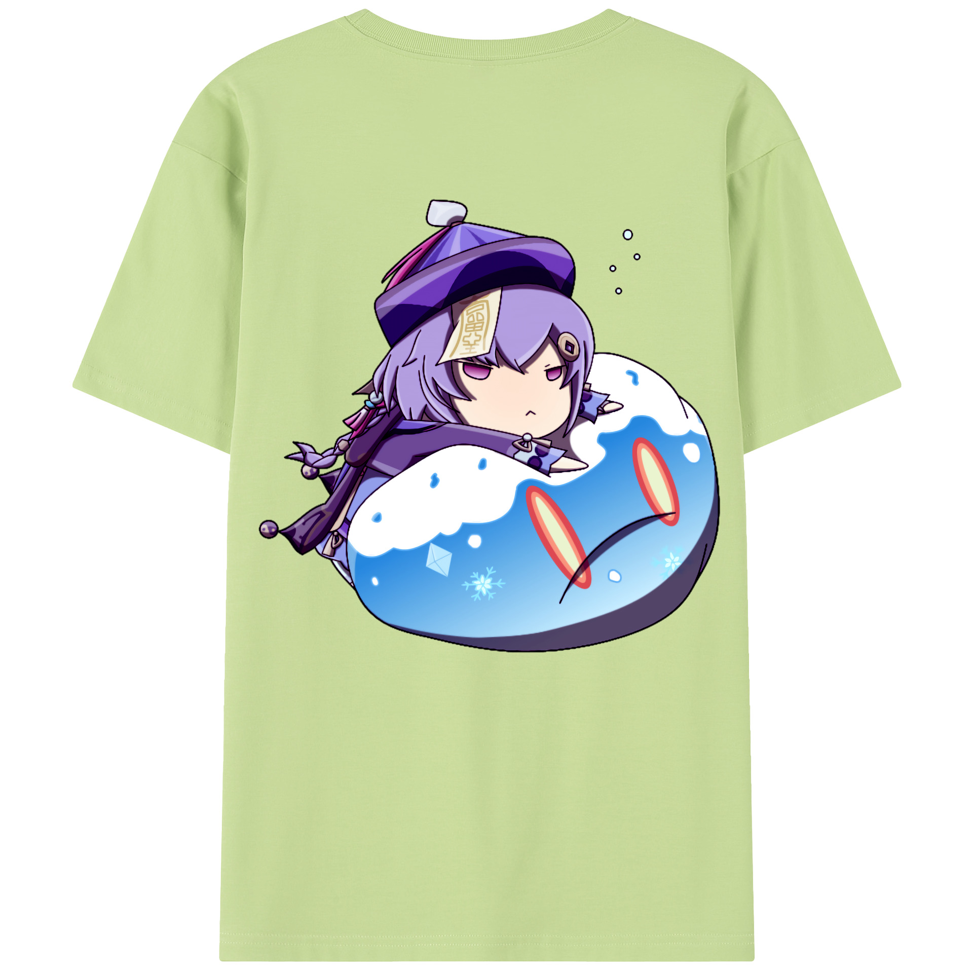 げんし神 七七 なな  genshin Nana 綿100％半袖Tシャツ（背面プリント）